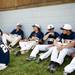 The Saline High School team in between games against Pioneer on Monday, May 20. Daniel Brenner I AnnArbor.com